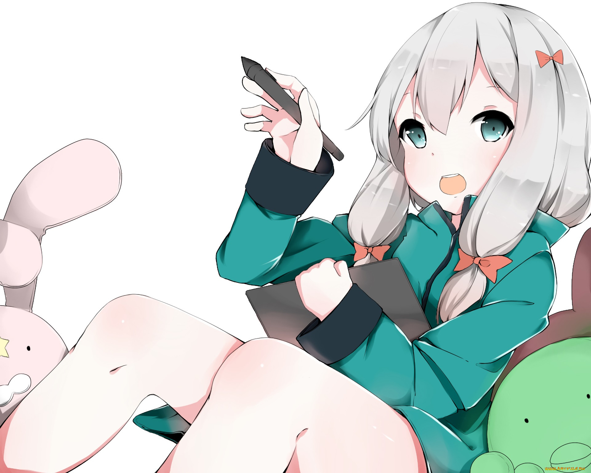 Девушка сенсей. Эроманга сенсей. Eromanga Sensei Wallpaper. Эромангасэнсэй, хёнтай, аниме. Сагири Идзуми 18.